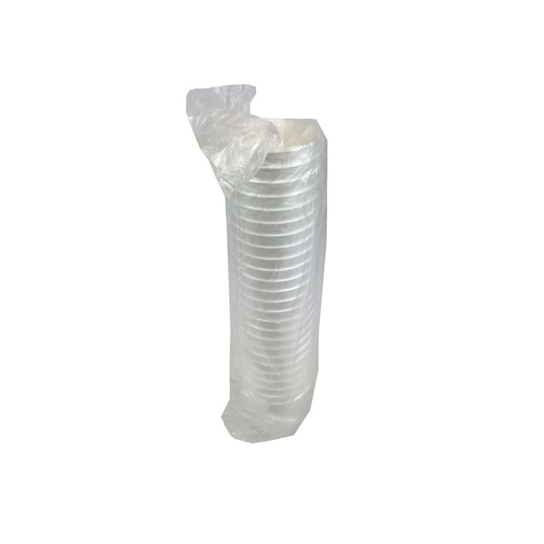 Container Foam Round 16 Ounce Squat White