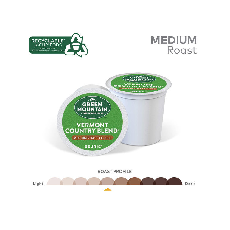 Coffee Ground K-cup Vermont Country Blend