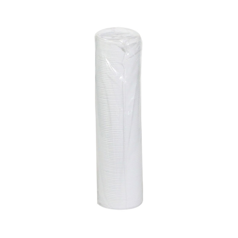 Lid Plastic Vented White 6-12 Ounce Series E