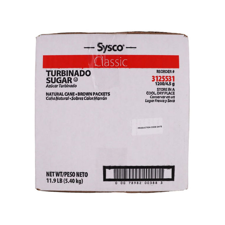 Sugar Turbinado Cane Packet
