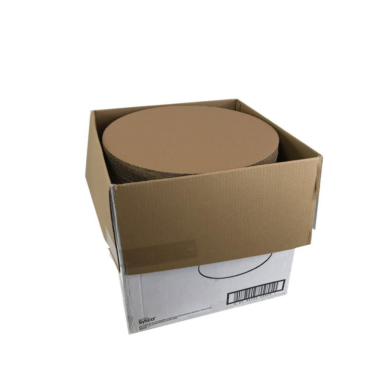 White Corrugated Pizza Circle C-Flute 16"