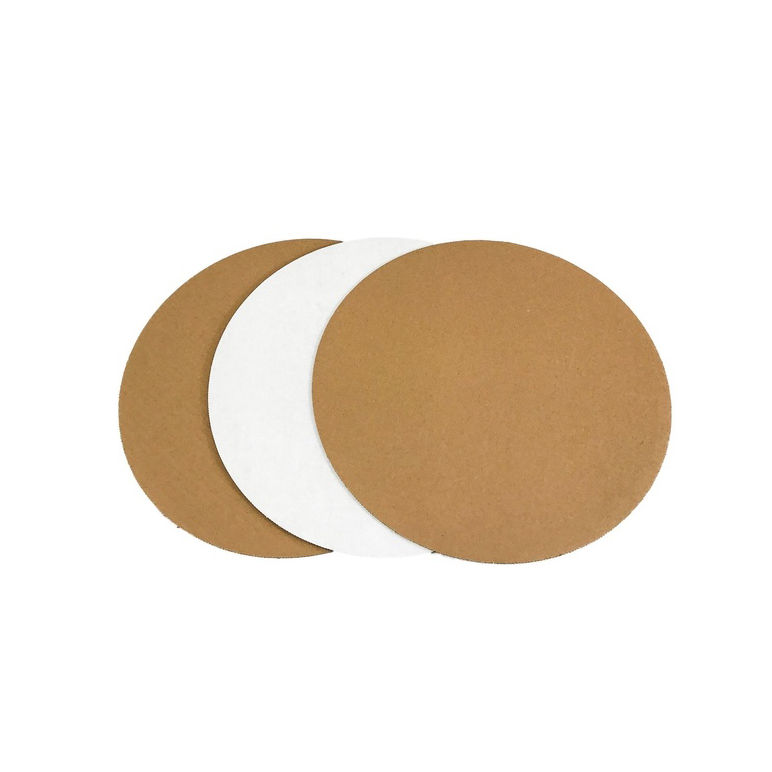 White Corrugated Pizza Circle C-Flute 16"