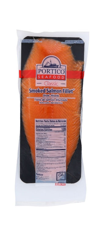 Salmon Atlantic Smoked Sliced Fillet Usa