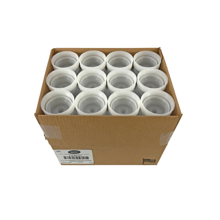 Bottle Plastic Squeeze Wide Mouth Clear