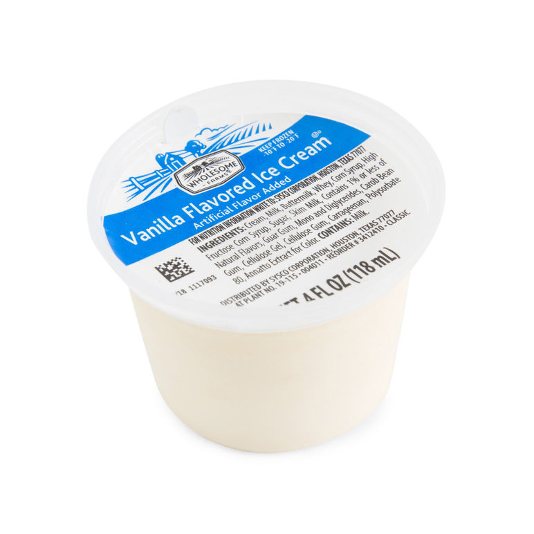 Ice Cream Vanilla Cup 4 Ounces