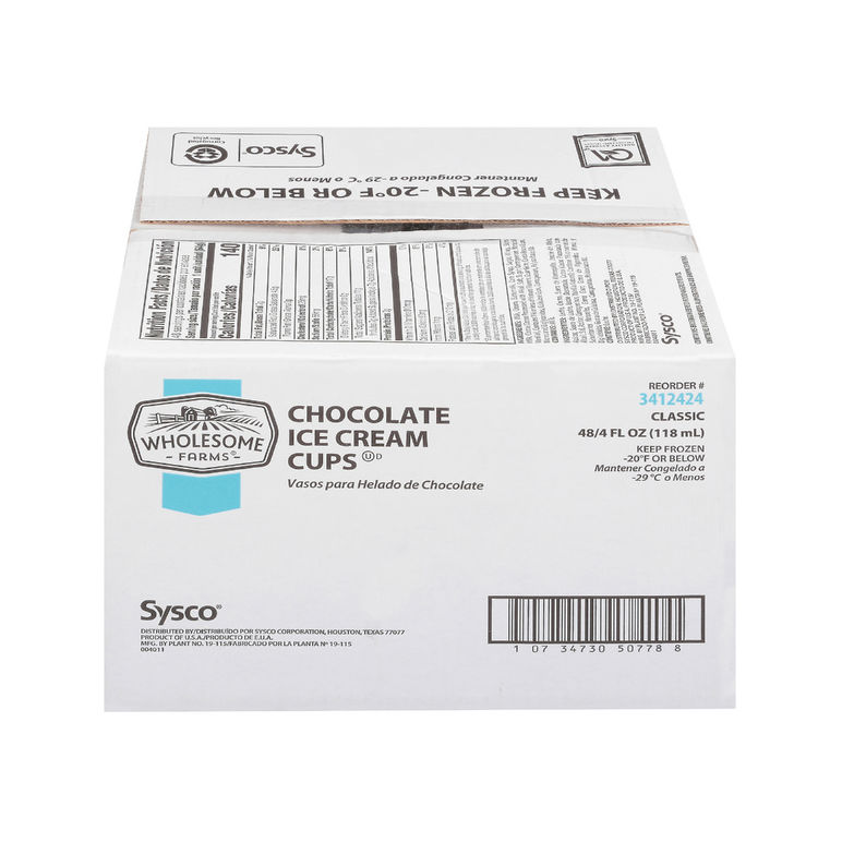 Ice Cream Chocolate Cup 4 Ounces