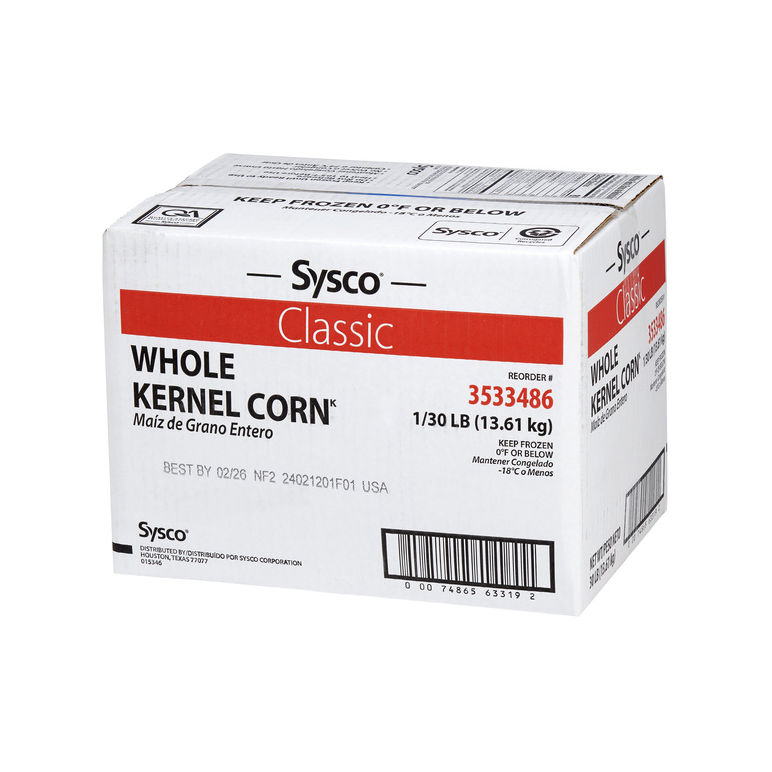 Corn Whole Kernel Grade A