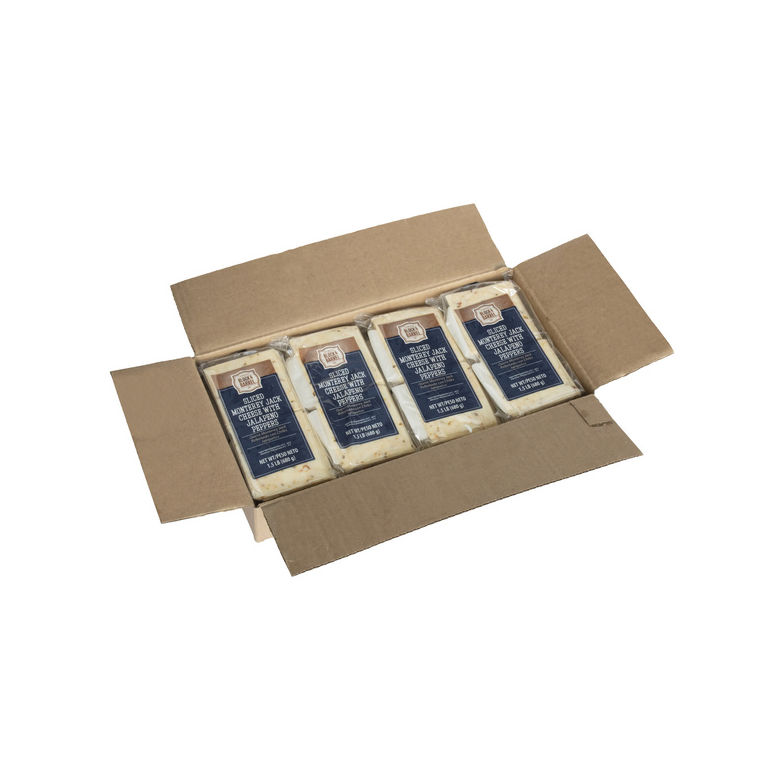 Cheese Monterey Pepper Jack Sliced Interleaf .