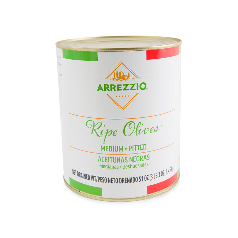 Olive Black Ripe Medium Pitted Spain