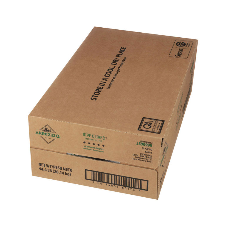 Olive Black Ripe Medium Pitted Spain