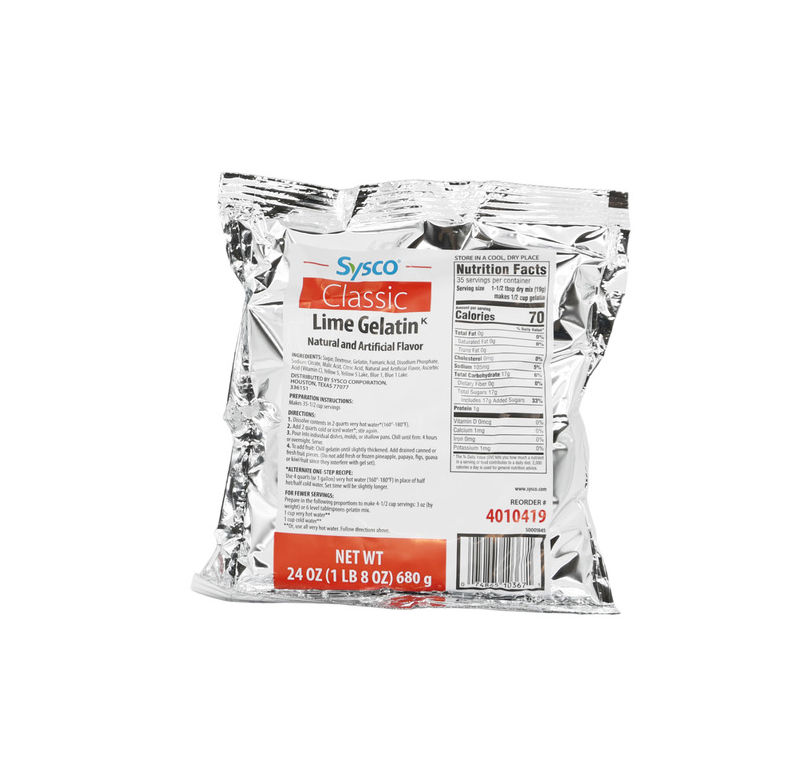 Gelatin Lime