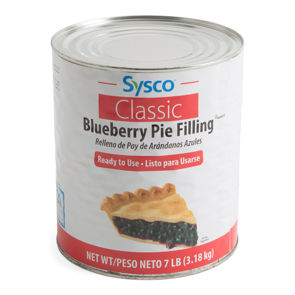 Filling Pie Blueberry