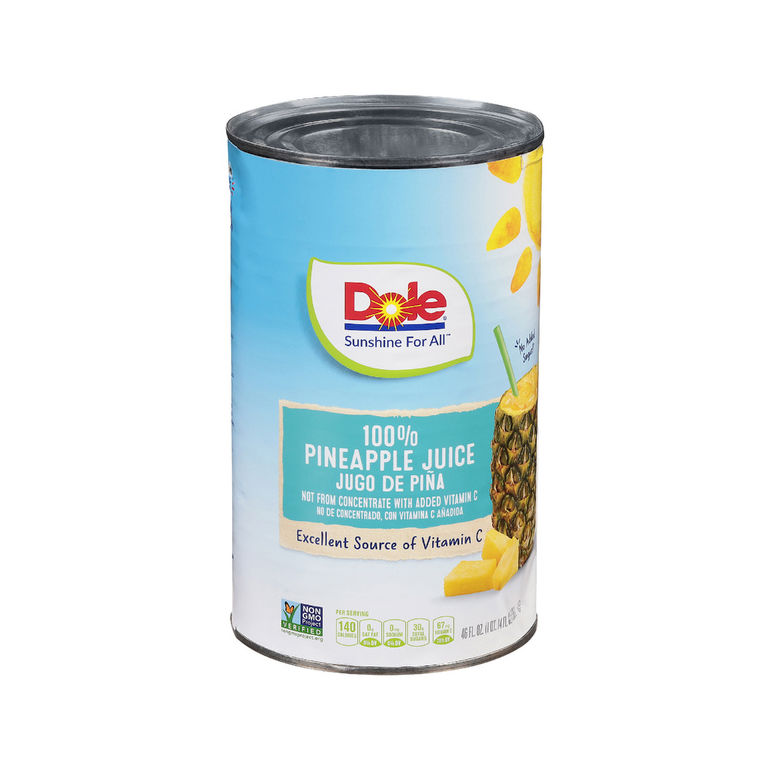Juice Pineapple Not From Concentrate 100% Unsweetened