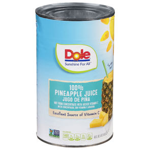 Juice Pineapple Not From Concentrate 100% Unsweetened