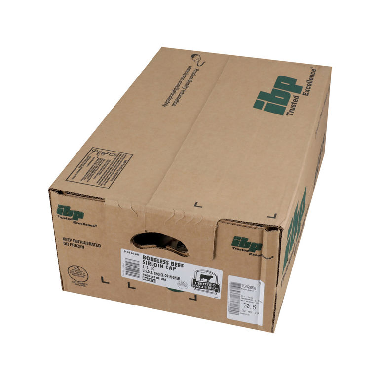 Beef Top Sirl Culotte Fat On