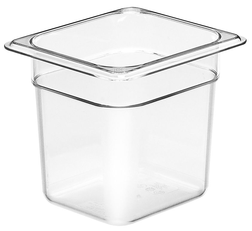 Pan Food Storage Camwear Clear 6" Deep