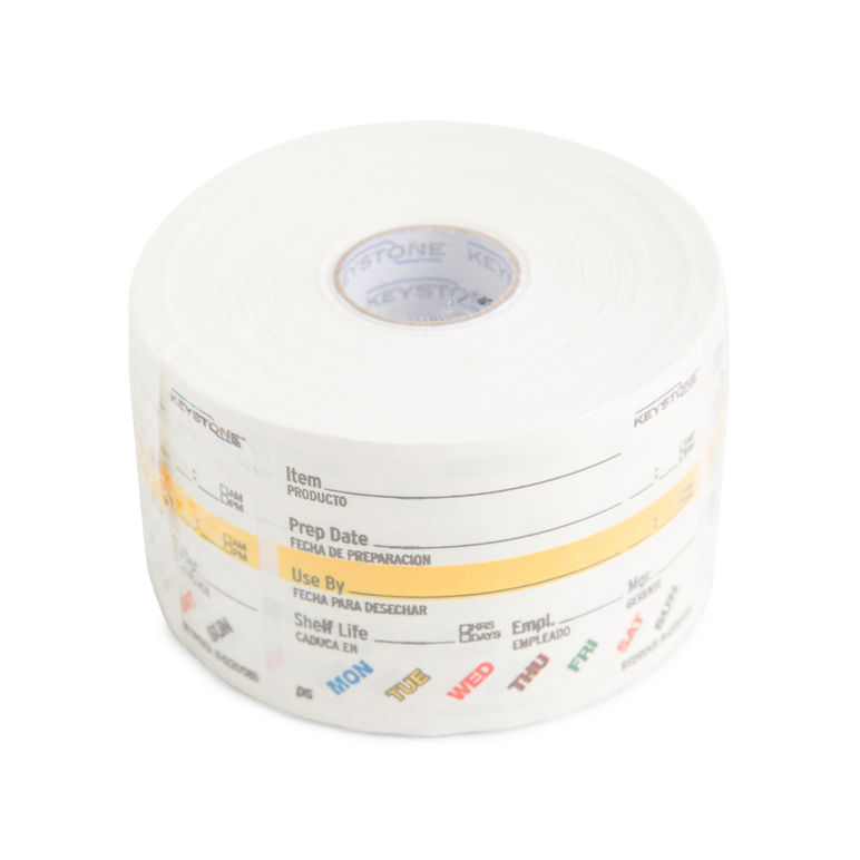 Label Roll Shelf Life Dissolvable 2" X 3"