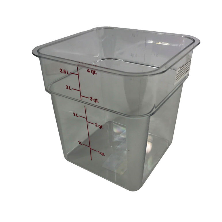 Container Food Camwear Square Clear