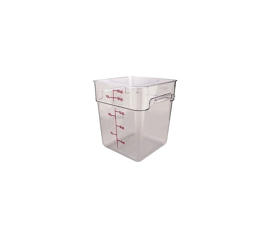 Container Food Camwear Square Clear