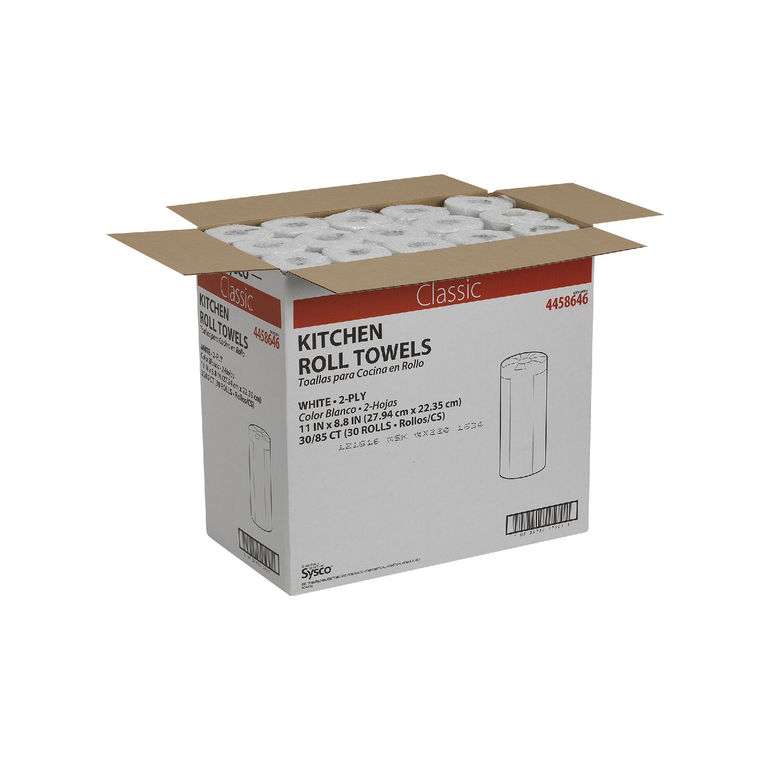 Towel Kitchen Roll 8.8 X 11 2 Ply White