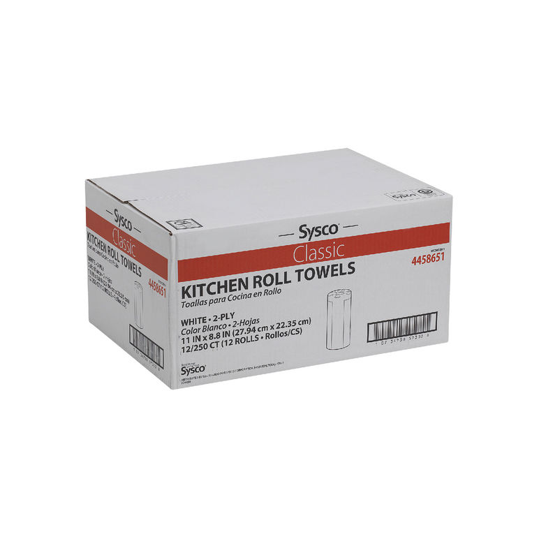 Towel Kitchen Roll 8.8 X 11 2p Wht