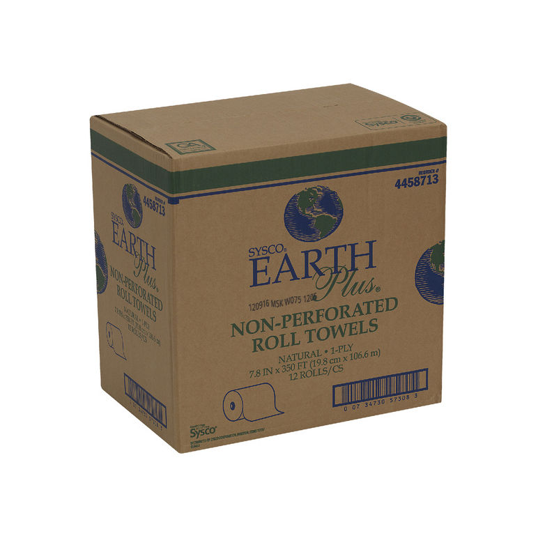 Towel Roll 7.87 Inch Non Perforated Natural 1p