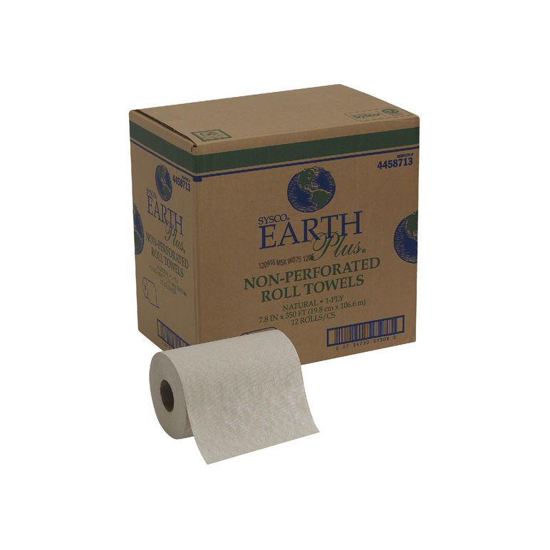 Towel Roll 7.87 Inch Non Perforated Natural 1p