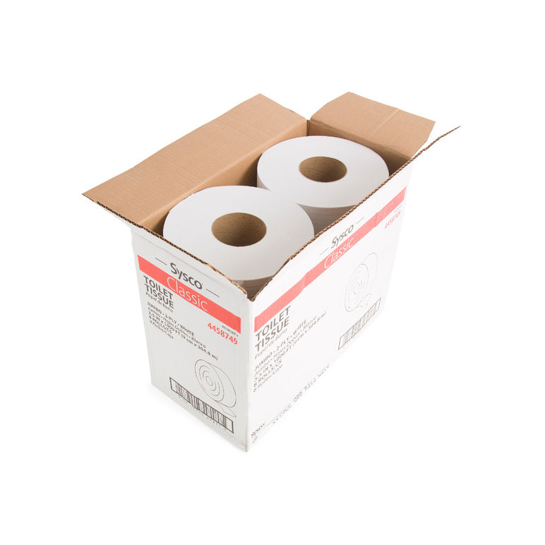 White 2-Ply Jumbo Toilet Tissue