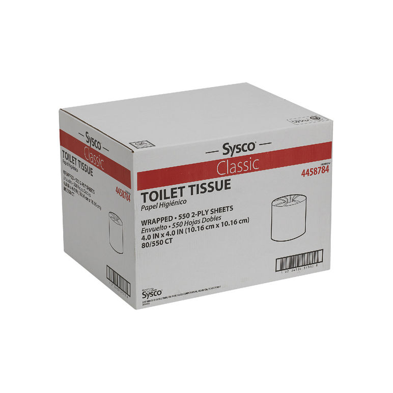 Wrapped 2-Ply Toilet Tissue