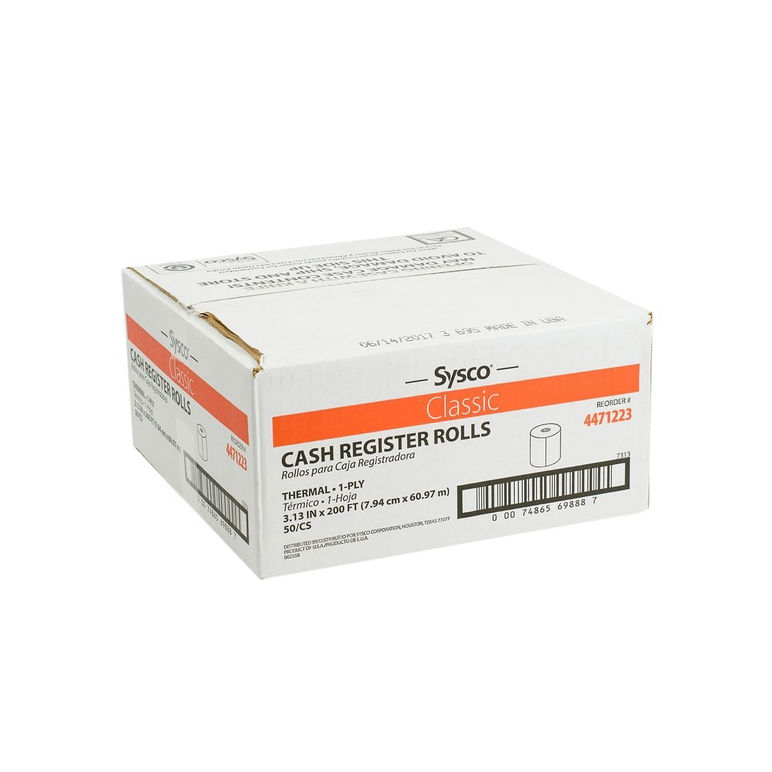 Tape Paper Regular Thermal 3-1/8 Inch