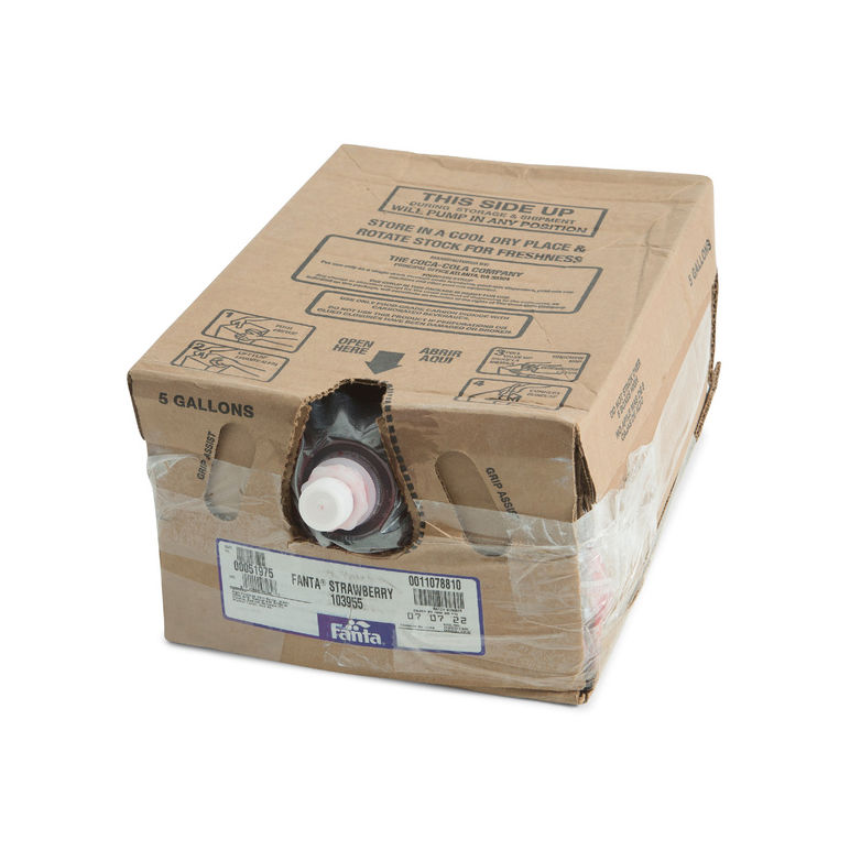 Syrup Strawberry 5 X1 Bag In Box Texas Only