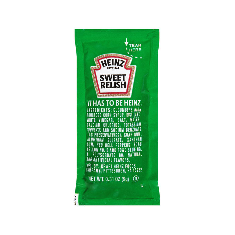 Relish Sweet Green Packet