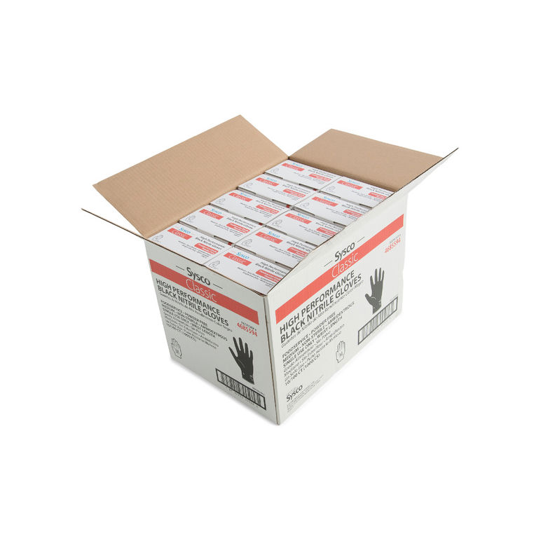 Glove Nitrile Foodservice Powder Free Black Medium