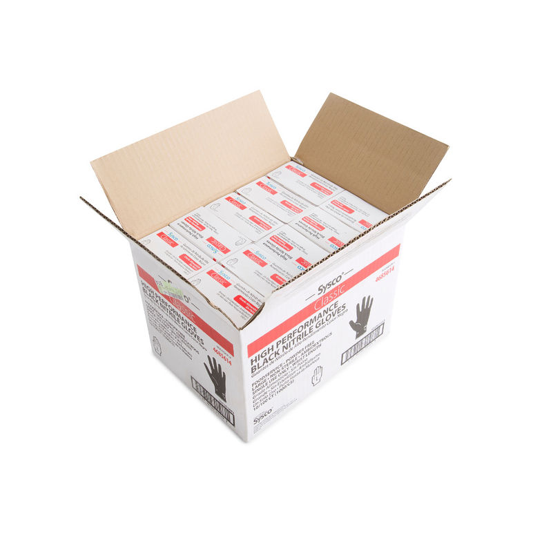 Glove Nitrile Foodservice Powder Free Black Large