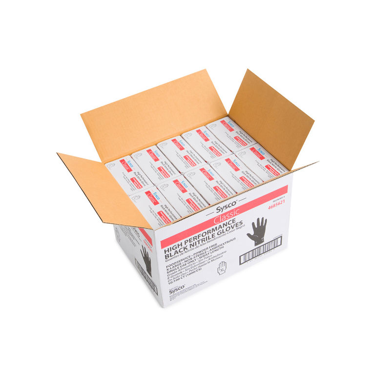 Glove Nitrile Foodservice Powder Free Black XL
