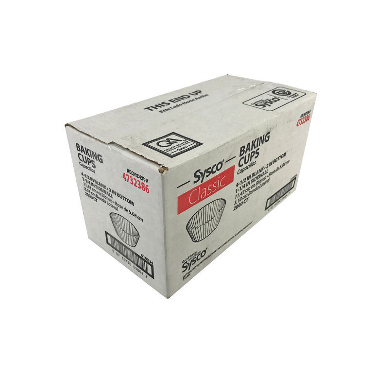 Cup Baking Paper Fluted 4.5 Inch