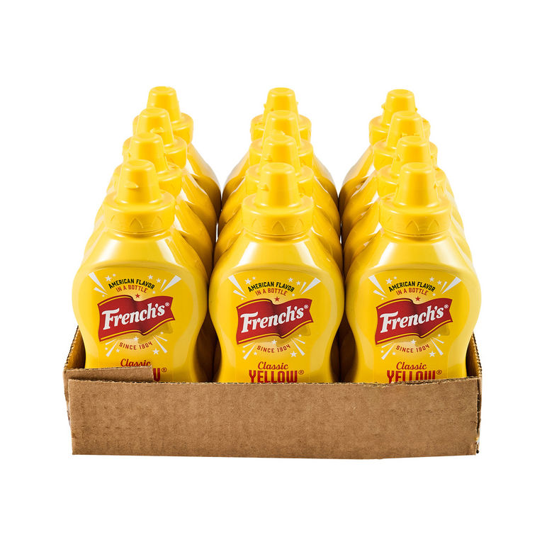 Mustard Yellow Classic Squeeze Bottle