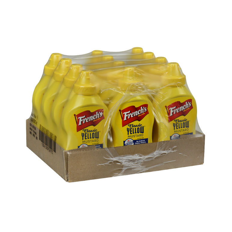 Mustard Yellow Classic Squeeze Bottle
