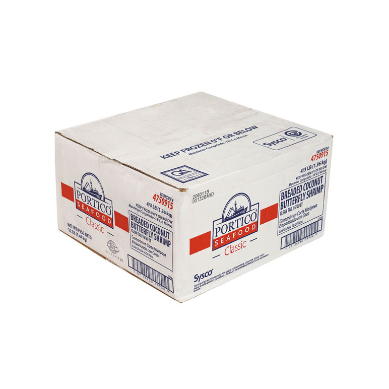 Shrimp Breaded Coconut Butterfly 16 To 20 Per Pound