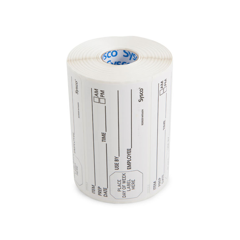 Label Roll Use By/shelf 4 Inch X 2 Inch Removable