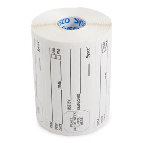 Label Roll Use By/shelf 4 Inch X 2 Inch Removable