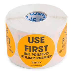 Label Roll Use First 2 Inch Trilingual