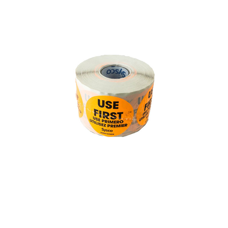 Label Roll Use First 2 Inch Trilingual
