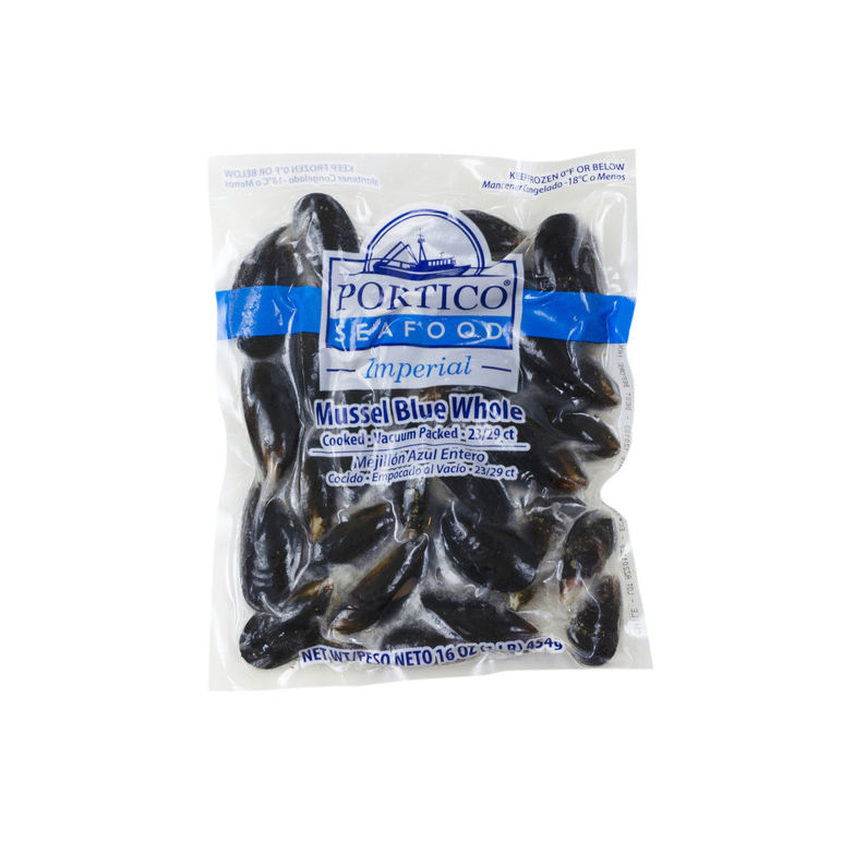 Mussels Whole Vacuum Packed 23-29 Chile
