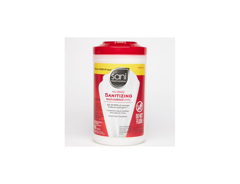 Towel Wipe Sanitizing No Rinse Red