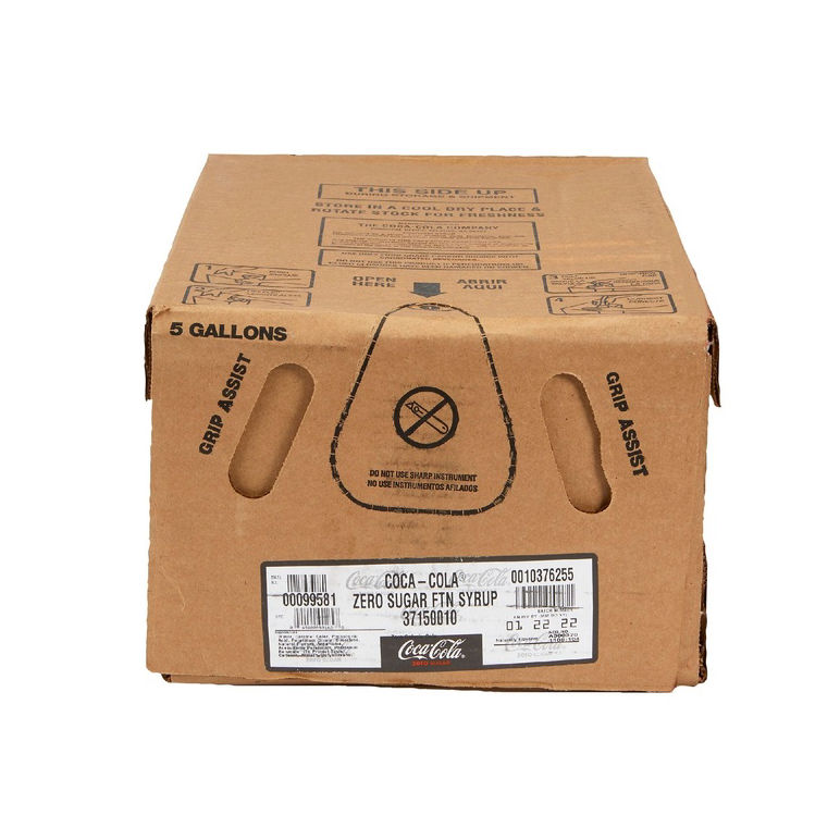 Syrup Coke Zero Sugar Concentrate 5:1 Yield Bag