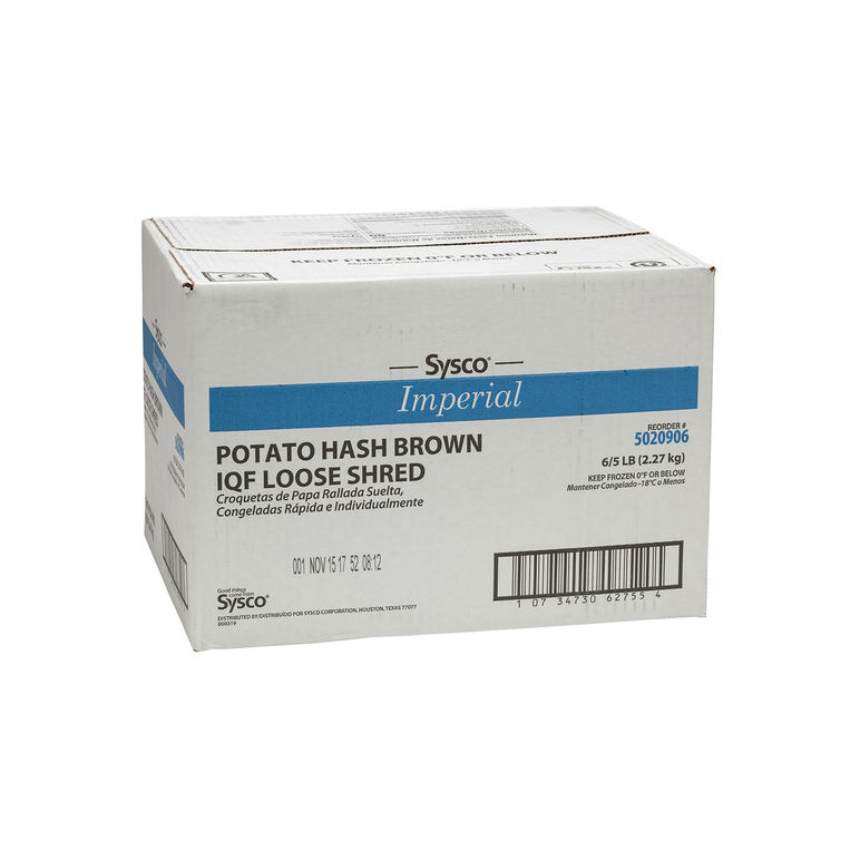 Potato Hash Brown Iqf Loose Shred