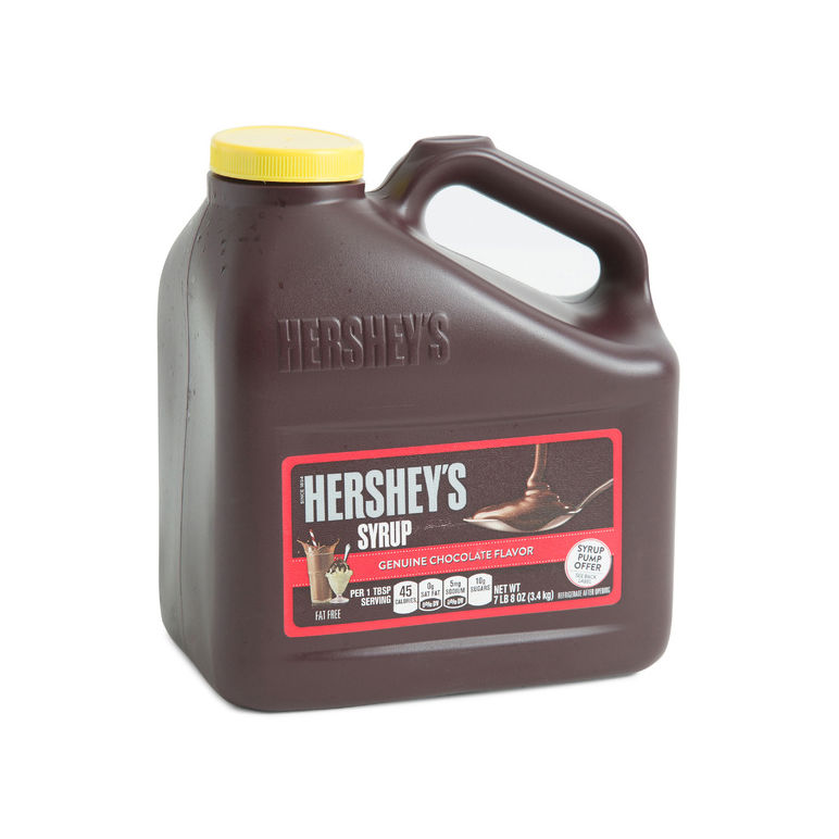 Syrup Chocolate In Plastic Bottle Jug