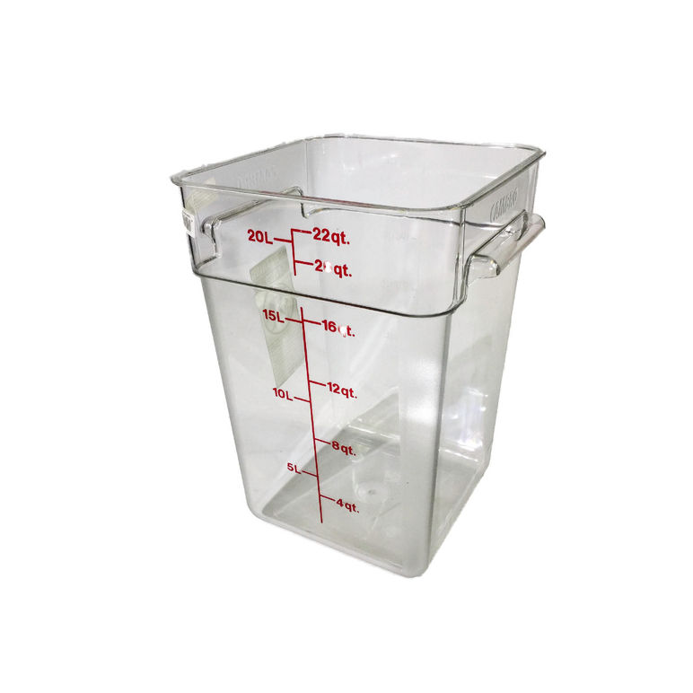Container Food Camwear Square Clear