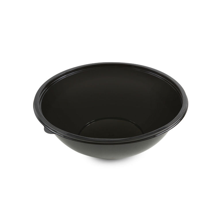 Bowl Pet Plastic Black 320 Ounce